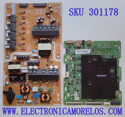 KIT DE TARJETAS PARA TV SAMSUNG / MAIN BN94-10844B / BN41-02504A / BN97-10675A / FUENTE BN44-00879A / L55E8_KHS / BN4400879A / PANEL CY-XK055FLLV5H / MODELO UN55KS9500FXZA FA01